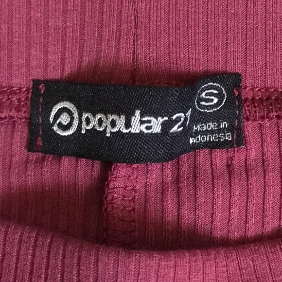 Plum Ruched Two-Piece Set - Picture 7 of 7